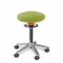 Ongo Roll höhenverstellbarer Sitzhocker mit Rollen Gestrick Hellgrün