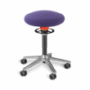 Ongo Roll höhenverstellbarer Sitzhocker mit Rollen Gestrick Lila